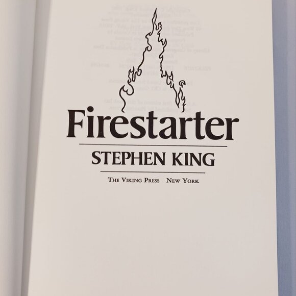Fire-Starter by Stephen King Hardcover Book - Picture 10 of 10